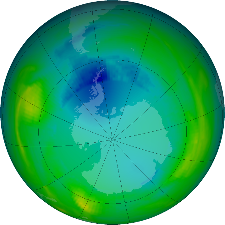 Ozone Map 1988-08-07